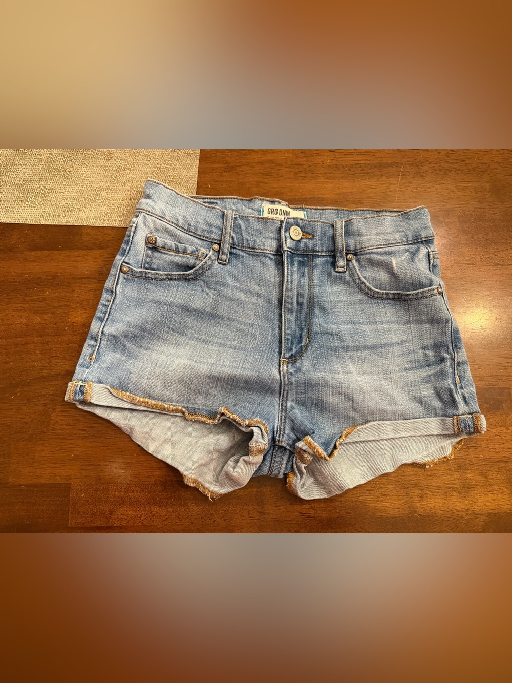 Garage denim shorts
